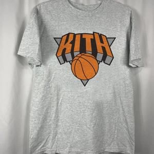Kith New York Knicks Shirt Basketball Nba Retro Tee B345